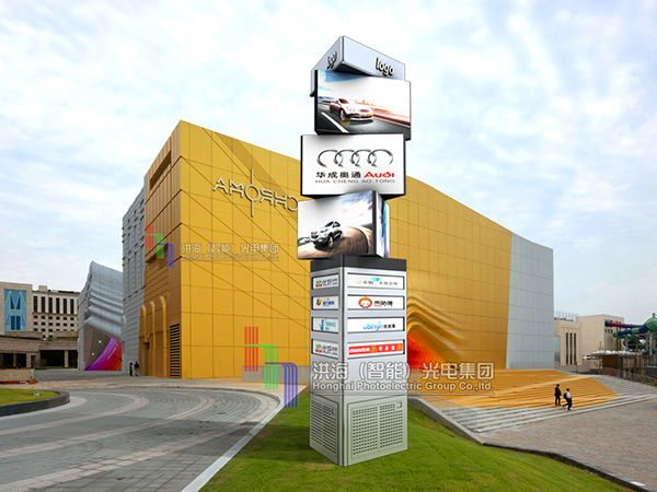 三層旋轉屏-幾種不同款項的三層旋轉led屏展示！