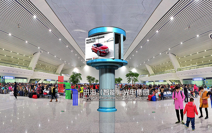 旋轉屏|旋轉魔方柱|旋轉led魔方柱|旋轉屏有哪些？不同類型的旋轉魔方屏展示圖